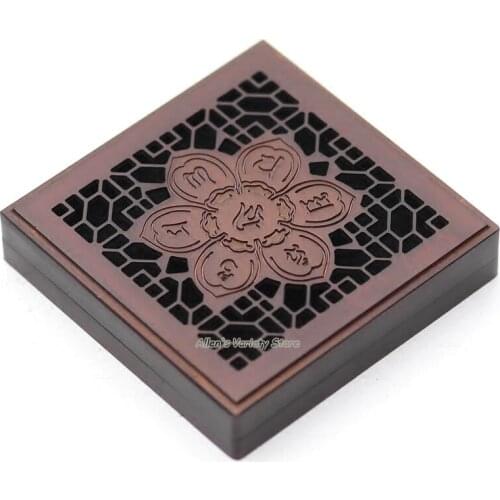 Chinese style boxes Metal Blue Brass Copper Box Coils incense Zinc Alloy Censer Thurible burner Coil Incense burner Incensory