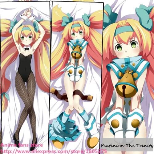 Cute Japanese Anime Game Blazblue Platinum The Trinity Lovely Loli Pillowcase Pillow Case Cover decorative Hugging Body