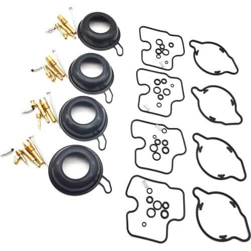 4sets/lot Carburetor Rebuild kit with diaphragm Vacuum for Honda CBR400RR NC29