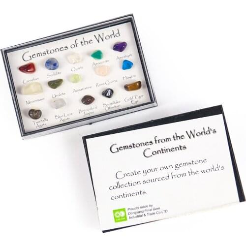 Natural Crystal Semi-precious Stone Mineral Specimen Healing Stone Smooth Ore Seven Chakra Therapy Stone Collection Craft Decor