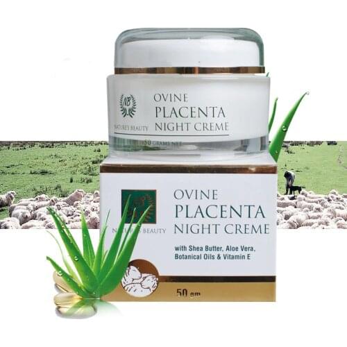 NewZealand Nature Beauty Ovine Placenta Light Non greasy Night Cream 50g Nourishing Anti-wrinkle Smoother Firmer Skin Elasticity