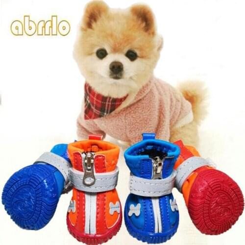 Dog Shoes Winter Snow Durable Dog Boots Waterproof Pet Shoes Non Slip Puppy Shoes Running Dog Sneakers Dog Boots