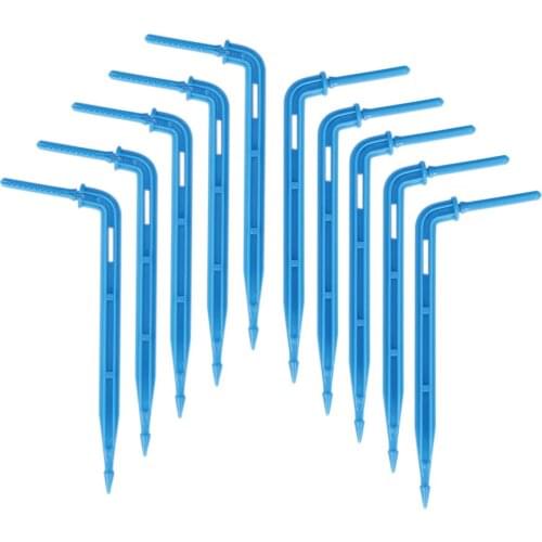 10pcs Garden Plants Watering Nozzle Drip Irrigation System Sprinklers 360 Rotatable Irrigation Sprinkler Spray Dripper Watering