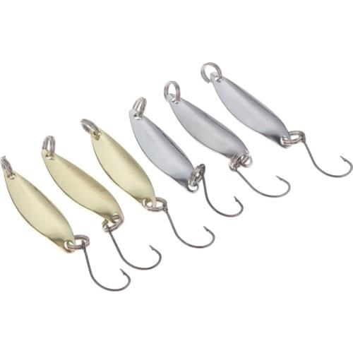 6 Pieces Fishing Sequins Bait for Perch Herring And Freshwater Fishing 2g