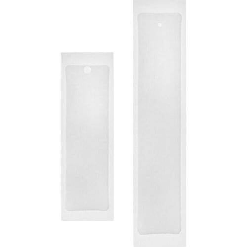 Rectangle Silicone Mold Mould Epoxy Resin Jewelry Bookmark DIY Craft with Hole