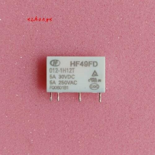Relay HF49FD-012-1H12T 4 feet normally open 5A250VAC HF49FA-012-1H1T