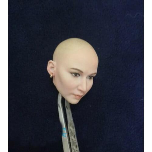 1/6 Scale Bald Beauty Non-mainstream Nun Head Sculpt For 12" Female Action Figure Body