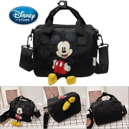 Disney Mickey Mouse For Girl Bowling Bag One-Shoulder Portable Universal Bag For Women Large Capacity Portable Storage Backpack