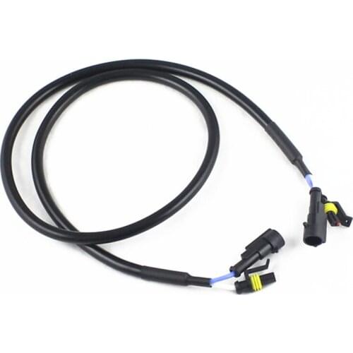 HID xenon AMP extension high voltage wire cable wiring for BMW 1M AMP connector 1M 100cm 39.4 inch Wire Cable Wiring cables 35W