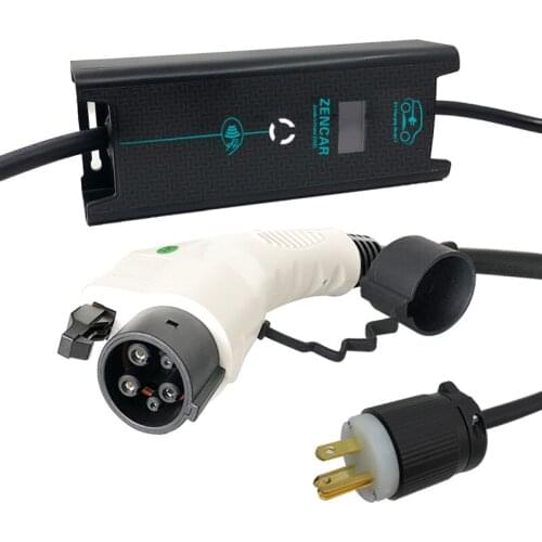 Zencar 16A EVSE SAE J1772 type 1 level 2 ev home smart charger with 6-20 plug