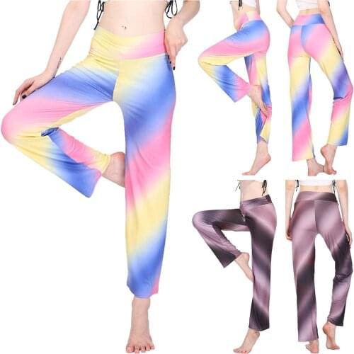 Womens Loose Pants Floral Print Wide Leg Trousers Long Stretch Pants Loose Palazzo Trousers Pants