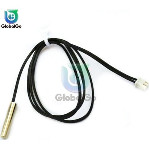 1 Meter 10K 1% 3950 Waterproof Digital Temperature Sensor Probe NTC Thermistor Thermal Cable -20 to 105 degree Celsius