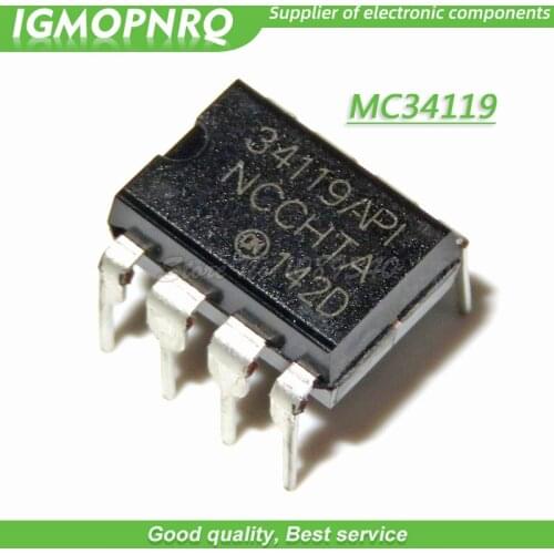 10pcs MC34119 MC34119P DIP8 Low Audio Amplifier IGMOPNRQ