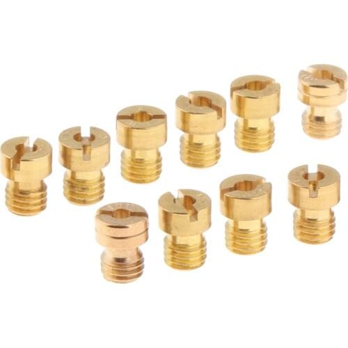 10x M5 Main Jet Motorcycle Carburetor Repair Kit Main Jet Set 108 110 112 114 115 124 Motorcycle Carburetors Parts