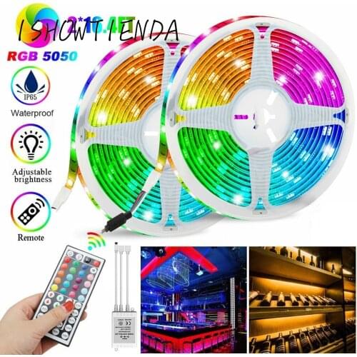 32.8 FT 5050 SMD RGB 300 2 5 meters long LED strip light with +44 key infrared remote control Lighting decoration