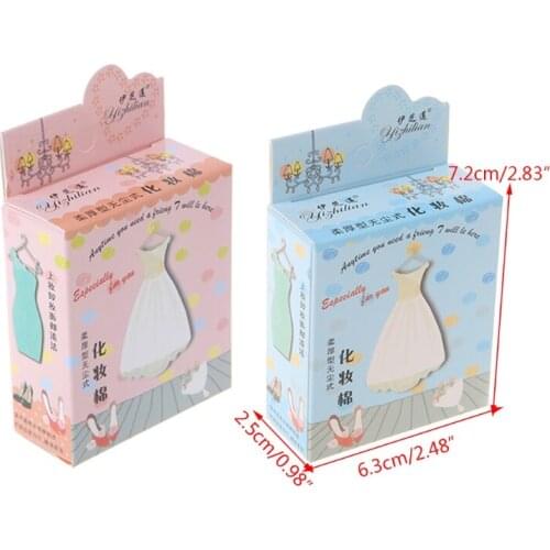 50Pcs Care Face Facial Wash nature Cotton Pads Cosmetic Makeup Health Skin