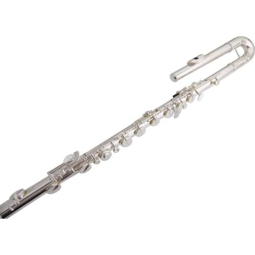 C key Bass Flute 14 Holes in line G Key Cupronickel Bass flutes Musical instruments ocarina with Case musical instruments