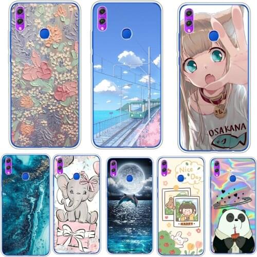 For huawei honor 8x Case 6.5 inch Silicon honor 8x Soft TPU Back Cover for huawei honor 8x Phone cases shell Coque
