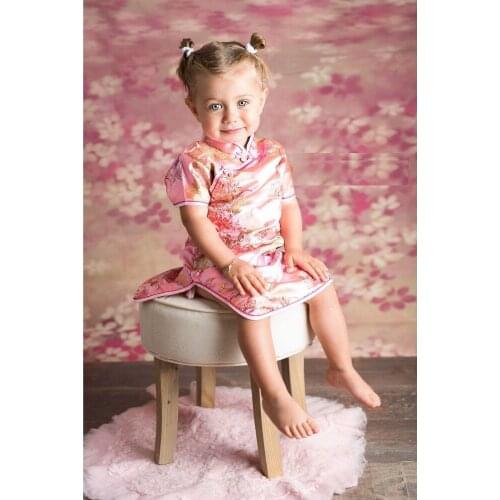 Colorful 2-10years Girls Dress Chi Pao suit childrens dresses Cheapest Hot Sale Girl Clothes