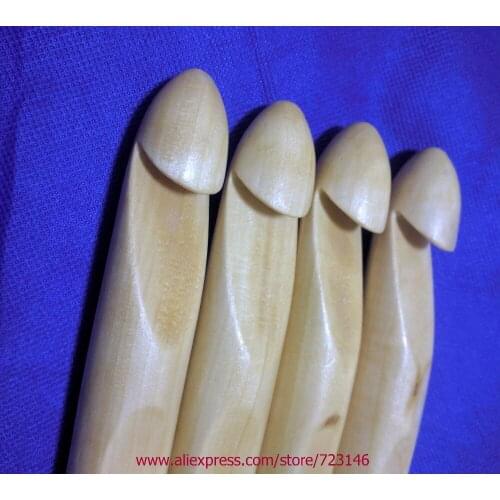 DIY Takumi Knitting crochet hook 20mm knitting needles 25mm crochet hooks knitting weaving needle wooden bamboo FOR PFAFF JUKI