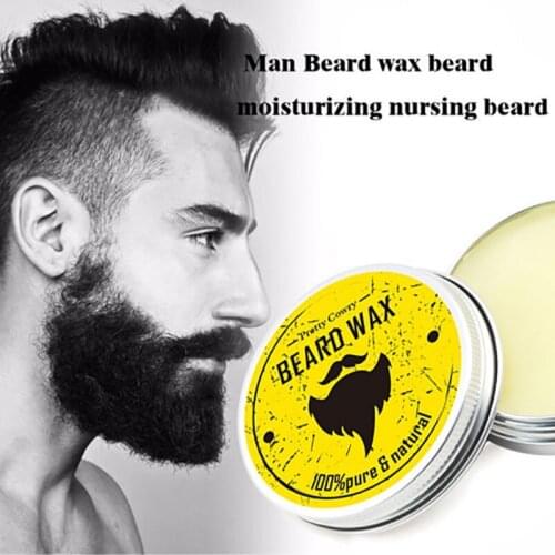 Men Beard Oil Balm Moustache Wax for styling Moisturizing Smoothing Gentlemen Hair Growth Cream Beard Care Hair Care Cream
