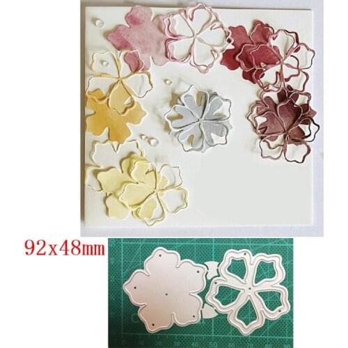 Craft dies layering flowers metal cutting dies cut die mold decoration Scrapbooking dies knife mould blade punch stencils dies