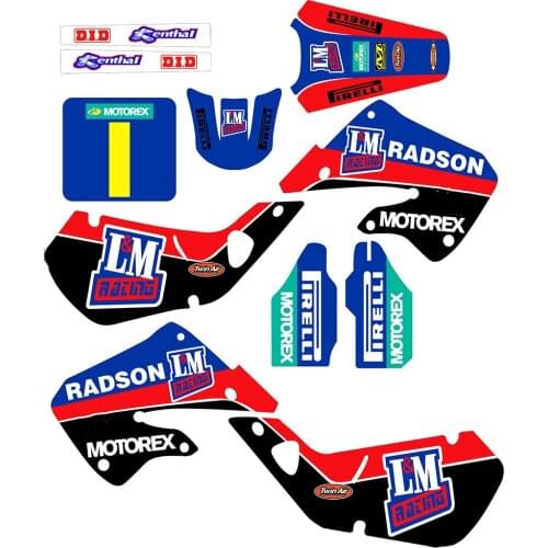 Motocross CR 125 250 3M GRAPHICS STICKERS DECALS Backgrounds Kits for Honda CR125 1998 1999 for Honda CR250 1997 1998 1999
