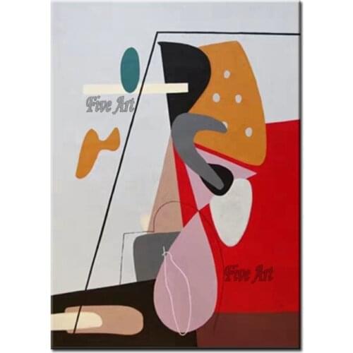 Famous Picasso Painting Reproduction Abstract Figure Canvas Wall Art Handmade Living Room Wall Decoration Oil Painting Artwork