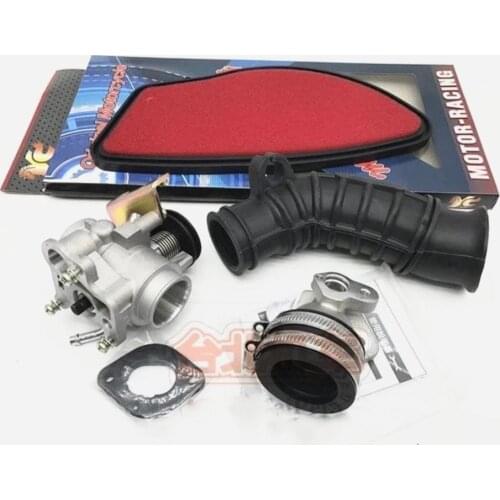 Kit 28mm for BWS125 CYGNUS125 ZUMA125 GTR125 throttle valve intake manifold 28 mm filter hose racing tuning bws zuma 125 parts