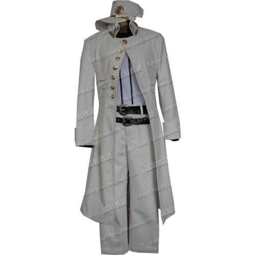 2019 Anime JoJos Bizarre Adventure Cosplay Kujo Jotaro Costume Halloween Party Cosplay Costume New Arrival Leather Version