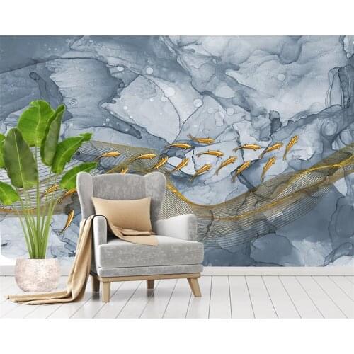 Beibehang Benutzerdefinierte neue moderne minimalistischen grau tinte gold geprägte linie hintergrund tapete tapeten wohnkultur