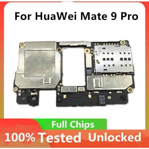 Original Unlocked For HuaWei Mate 9 Pro Motherboard 4+64GB 6+128GB Mainboard Logic Board WIth Full Chips Android Full Tested