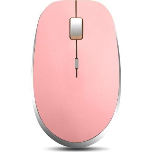 2.4G Wireless Mouse Cute Ultra Thin Silent Computer Pink Mice For Girl 1600DPI Office 3D USB Optical Game Mause For Laptop PC