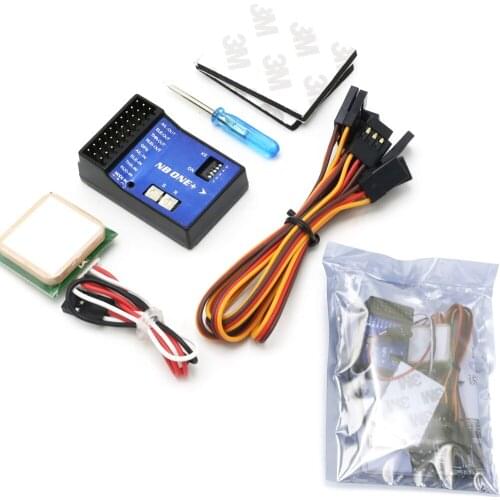 NB One+ 32-Bit Flight Controller Built-in 6-Axis Gyro with Altitude Hold Mode+GPS Module for FPV RC Fixed wing