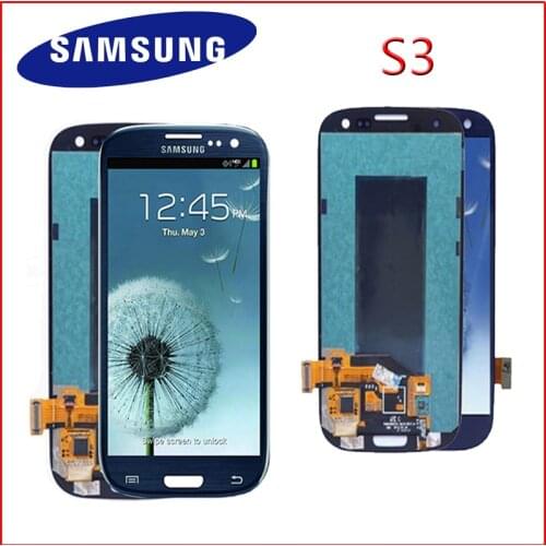 Original 4.8'' No Dead Pixels For SAMSUNG Galaxy S3 i9300 LCD Display With Touch Screen Digitizer Assembly Replacement