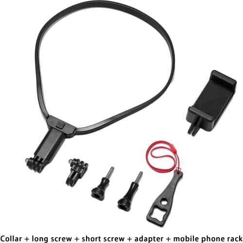 POV/Vlog Selfie Neck Holder Mount Selfie Headband Kit for GoPro