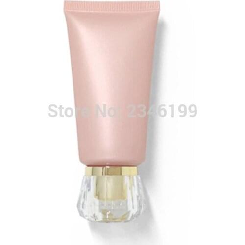 Empty Pink Lip Gloss Tube 50 ml 50 Pieces Lip Gloss Packaging Squeeze Tube