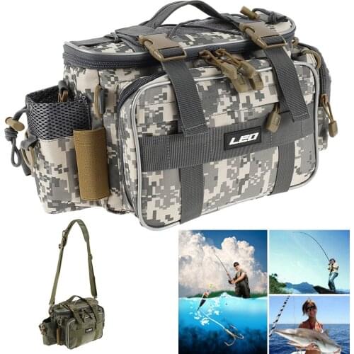 Fishing Storage Bag Sport Waist Pack Photography Package Multifunctional Outdoor Lures Gear Handbag Shoulder Pouch Crossbody Bag