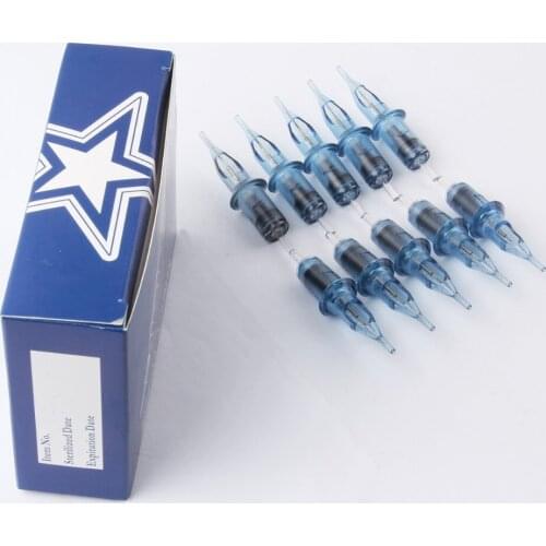 Tattoo needle cartridge 10 needles RL M1 RM professional disposable semi-permanent eyebrow pencil makeup tattoo needle