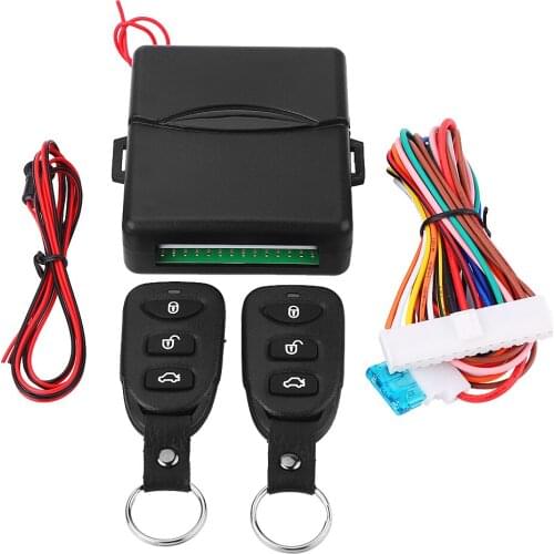 Car Universal Door Lock Keyless Entry System with Trunk Release Remote Central Control Kit LED indicator