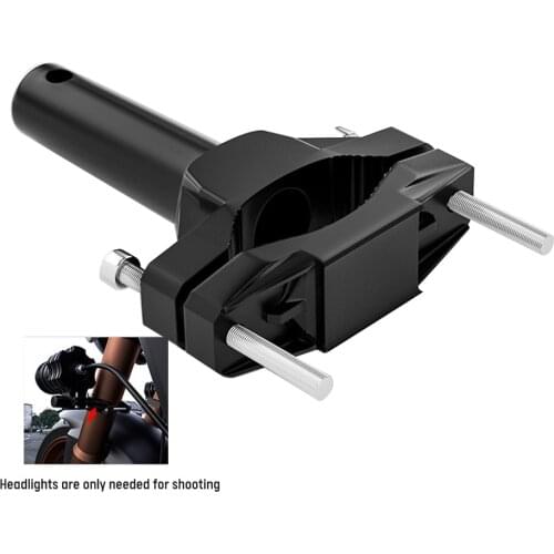 Universal Mount Bracket For Motorcycle Bumper Modified Headlight Stand Spotlight Extension Pole Frame Support Extension Bracket