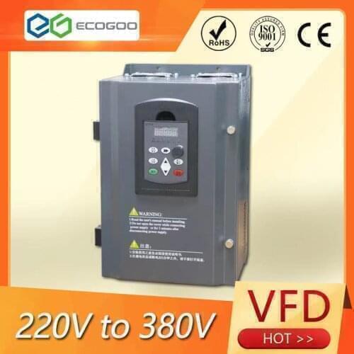 VFD 220V to 380V 18.5KW AC 380V 22KW/18.5KW/15KW Variable Frequency Drive 3 Phase Speed Controller Inverter Motor VFD Inverter