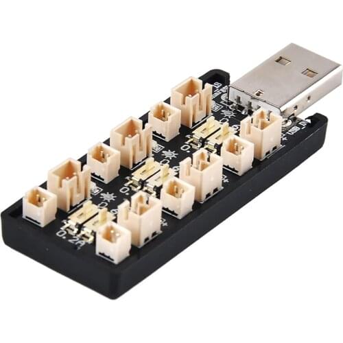 Quality 1S LiPo Battery USB Charger 3.7V/4.20V 6 Channel 1S LiPo Charger Micro- JST 1.25 JST-PH 2.0 MCX MCPX Connectors