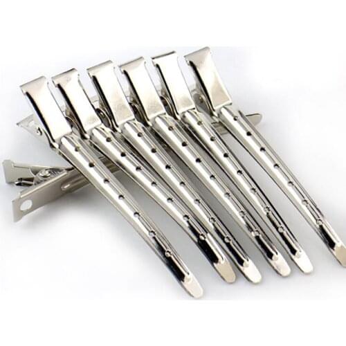 5PCS/Lot Hairdressing Alligator Hair Clips Metal Hair Clip Professional Sectioning Clips Hairpins for Women Girls, 8.8cm Long