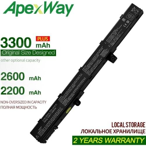 ApexWay 14.4V 3300mAh A41N1308 A31N1319 laptop battery for Asus X451 X551 0B110-00250100 X551M X451C X451CA X551C X551CA series