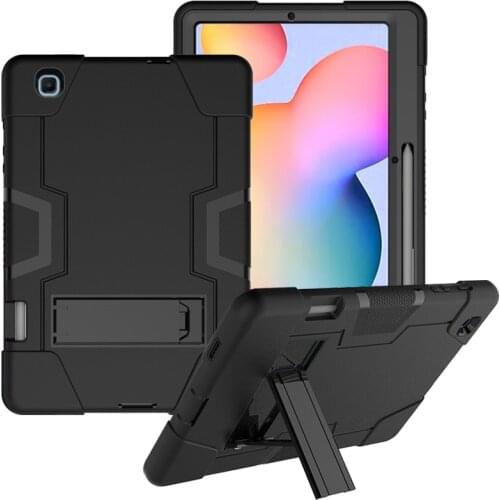 Case for Samsung Galaxy Tab S6 Lite 10.4 2020 P610 P615 SM-P610 SM-P615 Kids Cover Heavy Duty Shockproof Hybrid Kickstand Funda