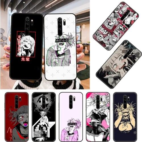 Phone Case For Xiaomi Redmi 8 8A 7A 7 K20 Note 9 9S 10 S Pro 4 5 Plus 5G Black Cover Back Silicone Prime Soft LEWD Sad Anime