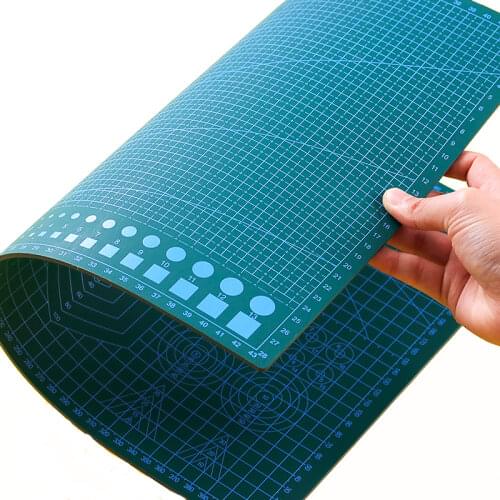 A3/A4 Double Side PVC Cutting Mat Patchwork Self Healing Board Pad DIY Leather Tool For Art Sewing Leathercraft 3MM Thickness