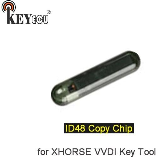 KEYECU 1x/ 2x ID48 Chip for Xhorse VVDI Key Programmer Car Key Copy 48 Chip work on Chinese and English version VVDI KEY Tool