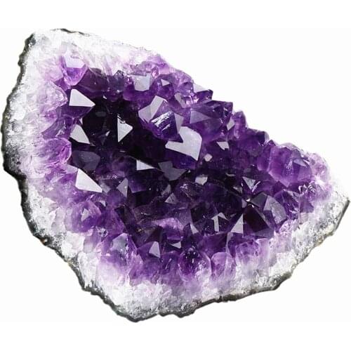 Ametist Crystal cluster Natural Amethyst quartz vug plating Gemstone Flower Crystals Healing 50-500g